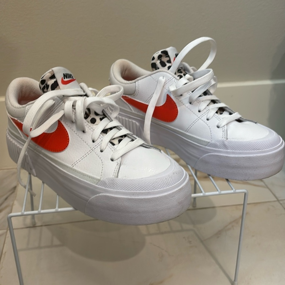 Women’s Nike platform Court shoes